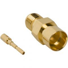 SMA Straight Solder Jack RG-401 0.250-inch Conformable Times Tflex 401 50 Ohm