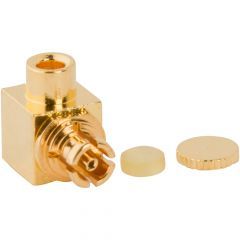 SMPM Right Angle Solder Plug 0.047-inch Conformable 50 Ohm