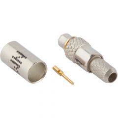 MMCX Straight Crimp Plug RG-174 RG-188 RG-316 Times LMR-100A 50 Ohm Non-Magnetic