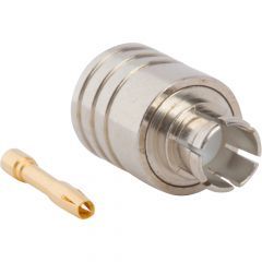PSMP Straight Solder Plug 0.085-inch Conformable 0.086-inch Conformable RG-405 50 Ohm