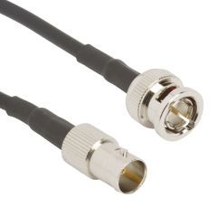 BNC Straight Jack to BNC Straight Plug B4855R 75 Ohm 12 inches 12G