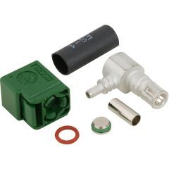 FAKRA GEN 3 Right Angle Crimp Jack RG-174 RG-188 RG-316 Times LMR-100A 50 Ohm Low Profile IP67 E Key Code