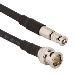BNC Straight Plug to HD-BNC Straight Plug B4505R 75 Ohm 20 M 12G