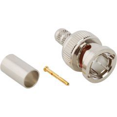 BNC Straight Crimp Plug RG-59 RG-62 75 Ohm