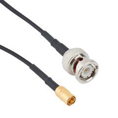 BNC Straight Plug to SMB Straight Plug RG-174 50 Ohm 250 mm
