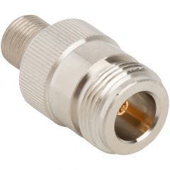 N-Type Jack to F-Type Jack Adapter 50 Ohm Straight