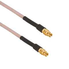 SMPM Straight Plug to SMPM Straight Plug RG-178 500 mm