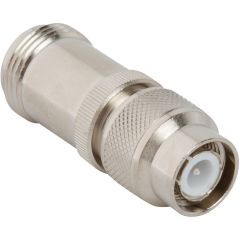 TNC Plug to N-Type Jack Adapter 50 Ohm Straight