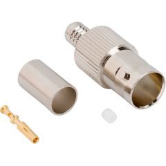 BNC Straight Crimp Jack Belden 4505P 75 Ohm 12G Optimized