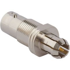 BNC Jack to BNC Push-On Plug Adapter 50 Ohm Straight Bulkhead