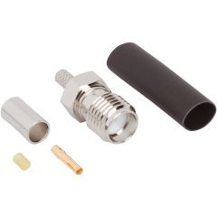 SMA Panel Mount Jack 4-Hole Flange Round Post 50 Ohm | 132146-29