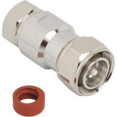 4.3-10 Straight Clamp Plug 1/2-inch Helical Corrugated 50 Ohm IP67