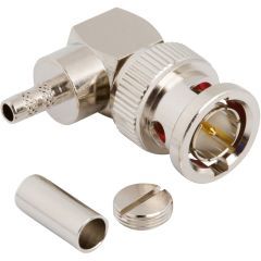 BNC Right Angle Crimp Plug AT&T 735 AT&T 735A Belden 735A1 75 Ohm