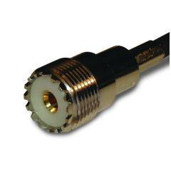 UHF Straight Crimp Jack RG-58 RG-141 Times LMR-195 50 Ohm