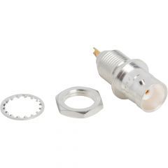 M39012/21-0002 BNC Straight Receptacle Jack Solder Cup Bulkhead Front Mount 50 Ohm QPL Approved