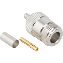 N-Type Straight Crimp Jack RG-55 RG-142 RG-223 RG-400 50 Ohm