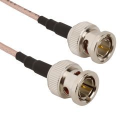 BNC Straight Plug to BNC Straight Plug RG-179 75 Ohm 24 inches