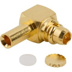 MMCX Right Angle Solder Plug 0.047-inch Conformable 50 Ohm