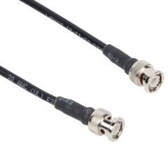 BNC Straight Plug IP67 to BNC Straight Plug IP67 RG-58 50 Ohm 10 M (393.70 Inches)