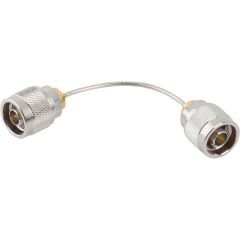 N-Type Straight Plug to N-Type Straight Plug 0.085 Hand Formable 50 Ohm 9 inches