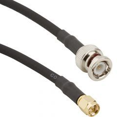 BNC Straight Plug to SMA Straight Plug RG-58 50 Ohm 2 M