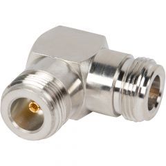 N-Type Jack to N-Type Jack Adapter 50 Ohm Right Angle