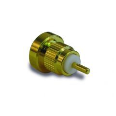 MCX Straight Receptacle Jack Round Post Press-Fit 50 Ohm