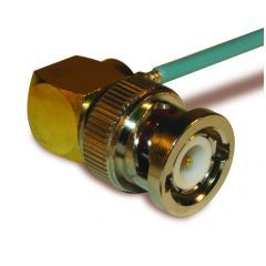 BNC Right Angle Solder Plug 0.085-inch Conformable 0.086-inch Conformable RG-405 50 Ohm
