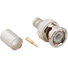 BNC Straight Crimp Plug RG-6 50 Ohm