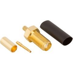 SMA Straight Crimp Jack RG-316DS 50 Ohm