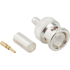 M39012/16-0014 BNC Straight Crimp Plug RG-55 RG-142 RG-223 RG-400 50 Ohm QPL Approved