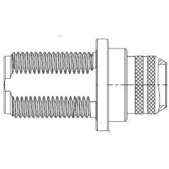 N-Type Panel Mount Plug 4-Hole Flange Solder Cup 50 Ohm | 172118