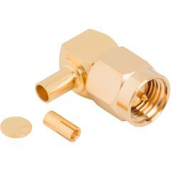 SMA Right-angle Plug for 0.81 mm Cable