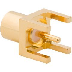 MCX Straight PCB Jack Through Hole 50 Ohm