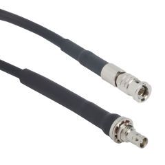 HD-BNC Straight Bulkhead Jack IP67 to HD-BNC Straight Plug B4855R 75 Ohm 750 mm 12G