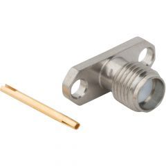 SMA Panel Mount Jack 2-Hole Flange Stripline 50 Ohm