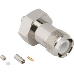 RP-TNC Str Jack For 1.37 mm Cable