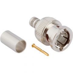 BNC Straight Crimp Plug RG-55 RG-142 RG-223 RG-400 50 Ohm BNC Straight Crimp Plug RG-55 RG-142 RG-223 RG-400 50 Ohm
