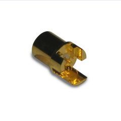 SMP Straight PCB Full Detent Jack End Launch 50 Ohm