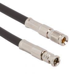 1.0-2.3 Straight Plug to HD-BNC Straight Plug B1505A 75 Ohm 300 inches