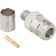 aymfllページ N-Type Panel Mount Jack 4-Hole Flange Round Post 50 Ohm | 172117