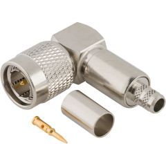 TNC Right Angle Crimp Plug RG-59 RG-62 75 Ohm