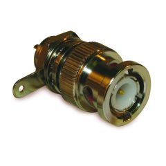 BNC Straight Receptacle Plug Solder Cup Bulkhead Front Mount 50 Ohm