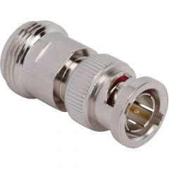BNC Plug to N-Type Jack Adapter 75 Ohm Straight Test Adapter