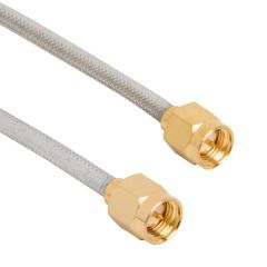 SMA Straight Plug to SMA Straight Plug 0.141 Hand Formable 50 Ohm 24 inches