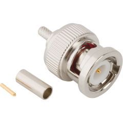 M⭐︎M BNC Straight Crimp Plug RG-8 RG-213 RG-225 50 Ohm | 112562