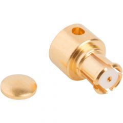 SMP Right Angle Solder Plug 0.047-inch Conformable 50 Ohm