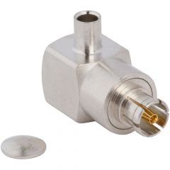 PSMP Right Angle Solder Plug 0.085-inch Conformable 0.086-inch Conformable RG-405 50 Ohm