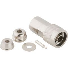 UG-536/U N-Type Straight Clamp Plug RG-58 RG-141 Times LMR-195 50 Ohm