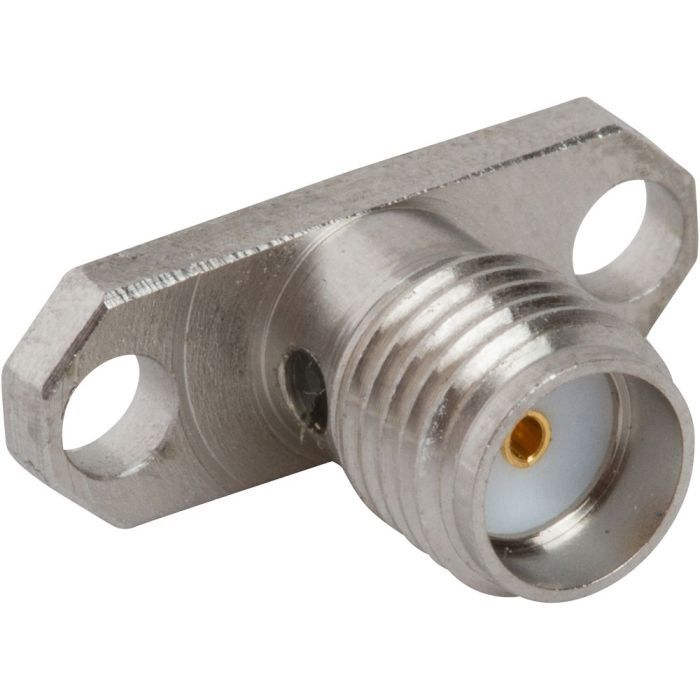 SMA Panel Mount Jack 2-Hole Flange Flat Tab 50 Ohm | 901
